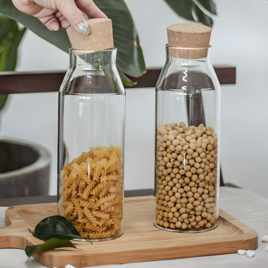 Glass Water Bottle